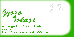 gyozo tokaji business card