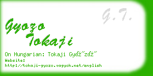 gyozo tokaji business card